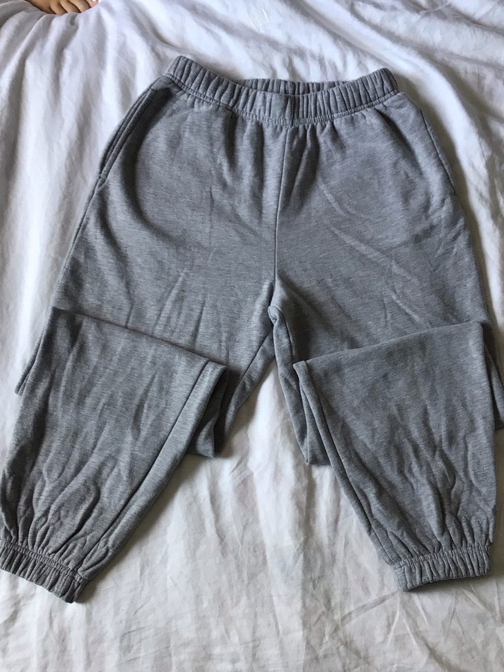 Garage Women’s Gray Sweatpants Joggers with drawstring